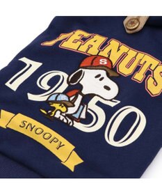 PET PARADISE スヌーピー カレッジロゴ パーカー 《ネイビー》 中型犬