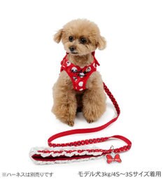 PET PARADISE ディズニー ミニーマウス 新ドット柄リード ＳＳ～Ｓ