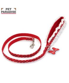 PET PARADISE ディズニー ミニーマウス 新ドット柄リード ＳＳ～Ｓ
