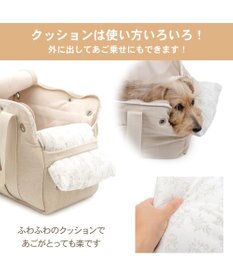 PET PARADISE ペットパラダイス ナチュラル リネンコットン キャリーバッグ ＭＬ 小型犬 ロング