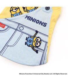 PET PARADISE 犬の服 春夏 ひんやり クール メッシュ 接触冷感 虫よけ ミニオン サロペット風 タンクトップ 【小型犬】 クールマックスエコメイド