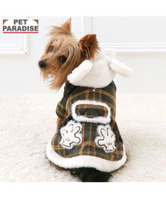 PET PARADISE ディズニー ミッキーマウス チェックコート 小型犬