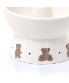 PET PARADISE ペットパラダイス 高さのある フードボウル 早食い防止 《くま 》