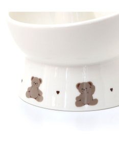 PET PARADISE ペットパラダイス 高さのある フードボウル 早食い防止 《くま 》