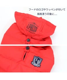 PET PARADISE 犬 服 J.PRESS 綿入り コート 【小型犬】 フライトコート レッド