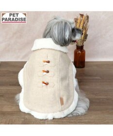 PET PARADISE ペットパラダイス  ノーブル ダッフル ポンチョ《ベージュ》 小型犬
