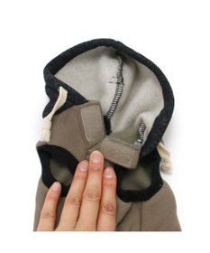 PET PARADISE リサとガスパール モノクロ パーカー 【小型犬】