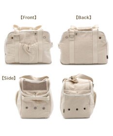 PET PARADISE ペットパラダイス ナチュラル リネンコットン キャリーバッグ M 小型犬