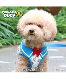 PET PARADISE ディズニー ドナルドダック 90周年 ベストハーネス ＳＳ 《パーティー柄》 小型犬