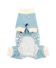 PET PARADISE スヌーピー ペティヒートDAN ロンパース 《雪柄》 小型犬