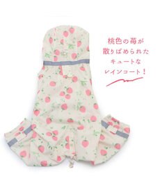 PET PARADISE ペットパラダイス 足付き レインコート 《いちご柄》中型犬 大型犬