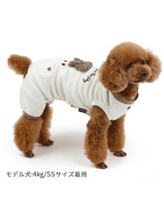 PET PARADISE ペットパラダイス ペティヒート プレミアム ロンパース くま 小型犬
