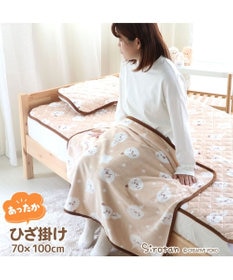 Mother garden しろたん ひざかけ 70×100cm  《お休み柄》 あったかひざ掛け