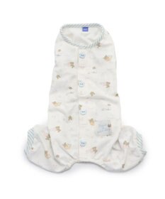 PET PARADISE ペットパラダイス 背中開き ロンパース 《くま柄/チェリー柄》【小型犬】