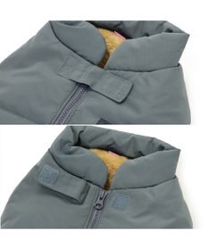 PET PARADISE ペットパラダイス 遠赤外線 綿入りコート  《ブルーグレー 》 中型犬 大型犬