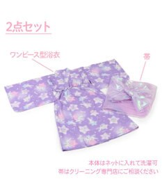 Mother garden マザーガーデン 2024 ワンピース 浴衣 《ユニコーン 星空柄》 100/110/120/130/140