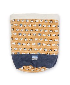 PET PARADISE スヌーピー 筒型寝袋 遠赤外線 《ブラザー柄》 57×95cm
