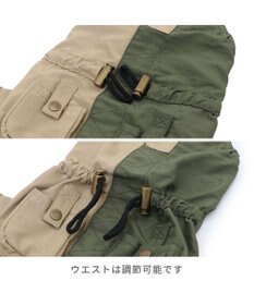 PET PARADISE ペットパラダイス ポケット切替 オーバーオール  小型犬