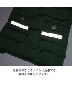 PET PARADISE 犬 服 J.PRESS 綿入り コート 【小型犬】 フライトコート レッド