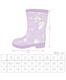 Mother garden マザーガーデン キッズ用 レインブーツ 《 ユニコーン / 野いちご 》