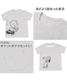 PET PARADISE おそろい ユニセックス ペットパラダイス 犬 服 スヌーピー お揃い Tシャツ オーナー用 ハッピー | おそろい 灰 グレー キャラクター