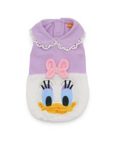 PET PARADISE ディズニー デイジーダック 顔 ふわ トレーナー 小型犬