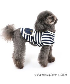 Lee ボーダー Tシャツ デニム ポーチ風 小型犬 / PET PARADISE