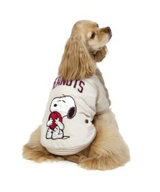 PET PARADISE スヌーピー 遠赤外線 スカジャン 《パールホワイト》 中型犬 大型犬