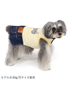 PET PARADISE Lee スカートつなぎ 《鹿子ボーダー》 小型犬