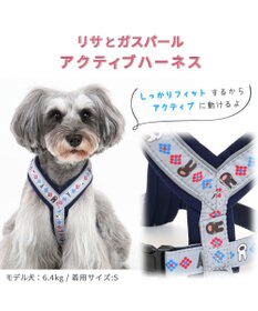 PET PARADISE 犬 ハーネス リサとガスパール 【３Ｓ】 アクティブハーネス ダイヤ柄