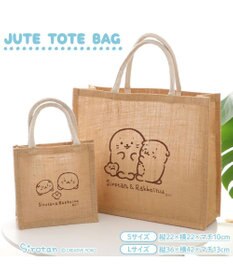 Mother garden しろたん しろたん＆らっこいぬ ジュートトート 《Sサイズ》 単品