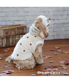 PET PARADISE ペットパラダイス 背中開き ベスト 苺 刺繍 中型犬 大型犬