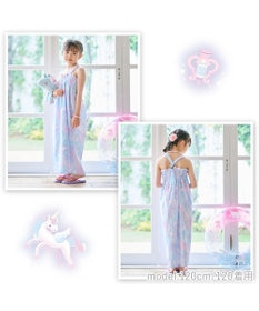 Mother garden マザーガーデン 2024 キッズ2WAY セパレート 浴衣 《ユニコーン 星空柄》 110/120/130/140