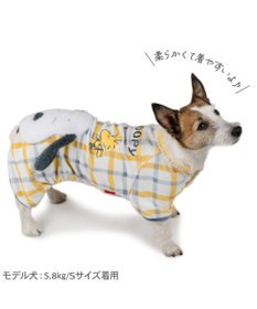 PET PARADISE スヌーピー サーモキープ ロンパース 《ひょこっと柄》 小型犬