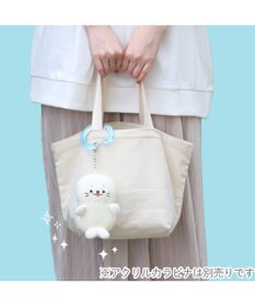 Mother garden しろたん ついてきちゃうしろたん 《にっこりついたん》マスコットキーホルダー