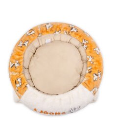 PET PARADISE スヌーピー 遠赤外線 丸型 寝袋 《てくてく》 Ｓ