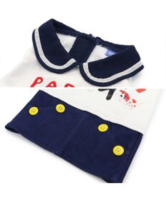 PET PARADISE リサとガスパール 丸襟 スカートつなぎ 小型犬