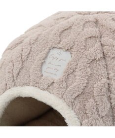 PET PARADISE ペットパラダイス 遠赤外線 ボアハウス 《アラン柄》  38×40cm