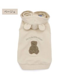 PET PARADISE ペットパラダイス くまちゃん パーカー 《ベージュ》 小型犬