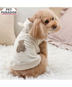 PET PARADISE ペットパラダイス くまちゃん パーカー 《ベージュ》 小型犬