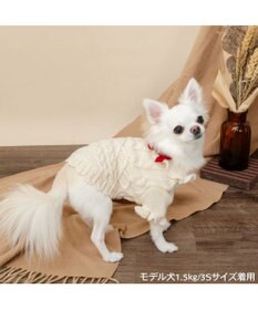 PET PARADISE ペットパラダイス フリルアランセーター 小型犬