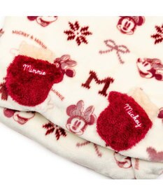 PET PARADISE ディズニー ミッキーマウス 筒型 寝袋 《ニット柄》Ｍ