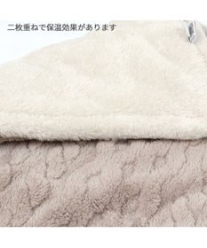 PET PARADISE ペットパラダイス 遠赤外線 ボアマット 《 アラン編み柄 》 (80×60cm)