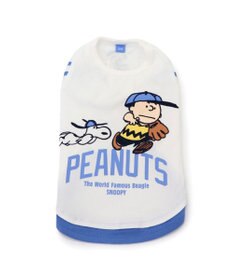 PET PARADISE スヌーピー Tシャツ 《ファインプレー柄》 白色 中型犬 大型犬