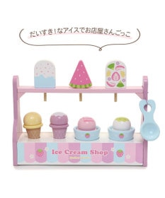 Mother garden マザーガーデン ままごと いちごのアイスクリームスタンド スクープ付き