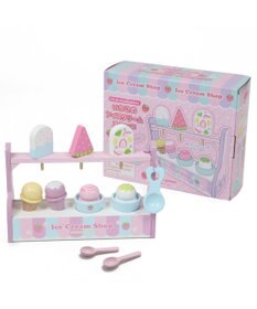 Mother garden マザーガーデン ままごと いちごのアイスクリームスタンド スクープ付き