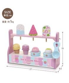 Mother garden マザーガーデン ままごと いちごのアイスクリームスタンド スクープ付き