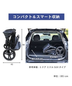 PET PARADISE smooca ラージ ペットカート 《デニム調》