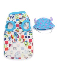 PET PARADISE ディズニー サリー バケットハット付き Tシャツ 小型犬