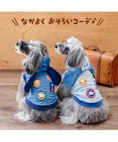 PET PARADISE スヌーピー デニム パーカー 《ネイビー》 小型犬